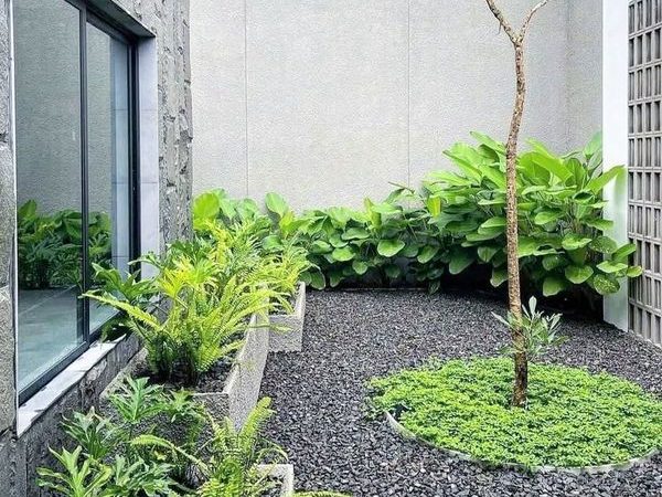 desain taman minimalis modern