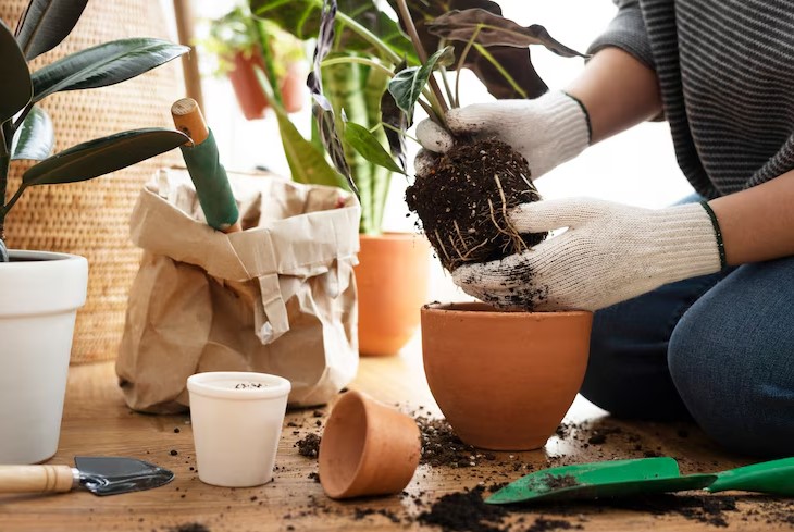 Repotting Tanaman Hias