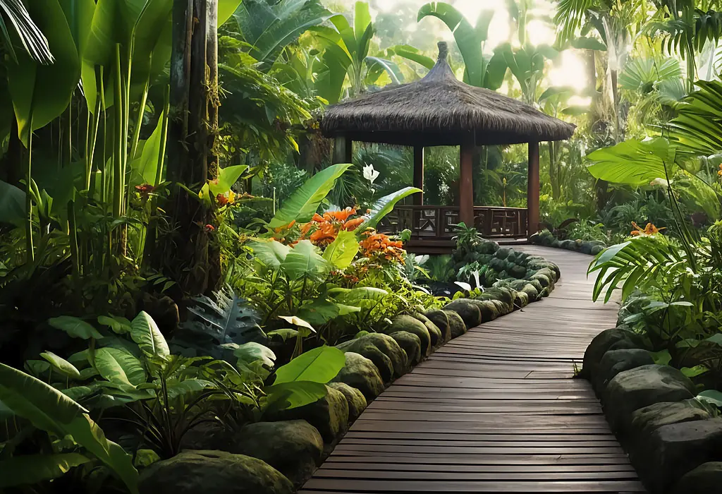 Urban Gardening Balkon Bali Tropical Paradise Praktis 2025