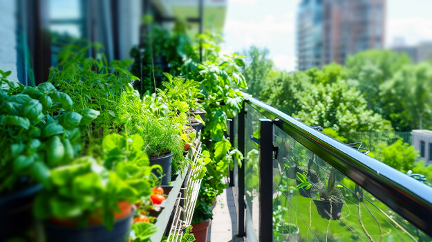 Urban Gardening Balkon Bali Tropical Paradise Praktis 2025