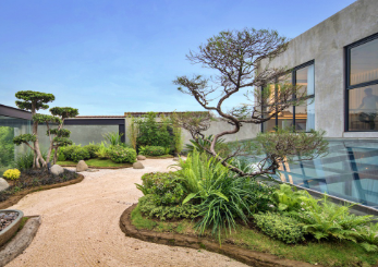 desain taman kekinian