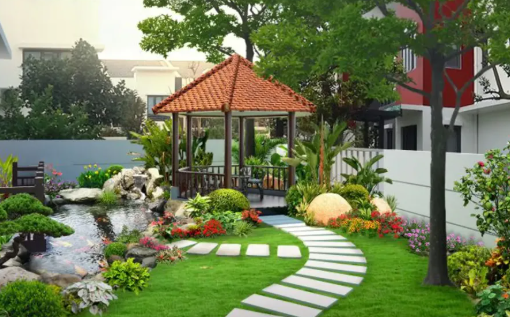 desain taman kekinian