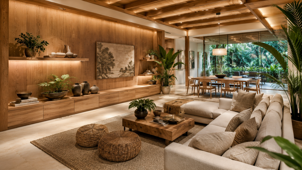 Biophilic Design Rumahmu 2026: Jangan Biarkan Kayu dan Tanaman Ini Terlewat